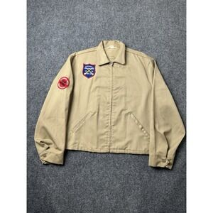 Mens Big Mac Penn-Prest Rifle Club Patch Zip Jacket 1970, Size L